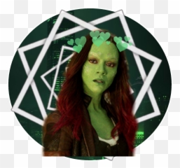 Gotgvol2 Gotgvol1 Gamora - Sticker by Picsart Editing Overlays png