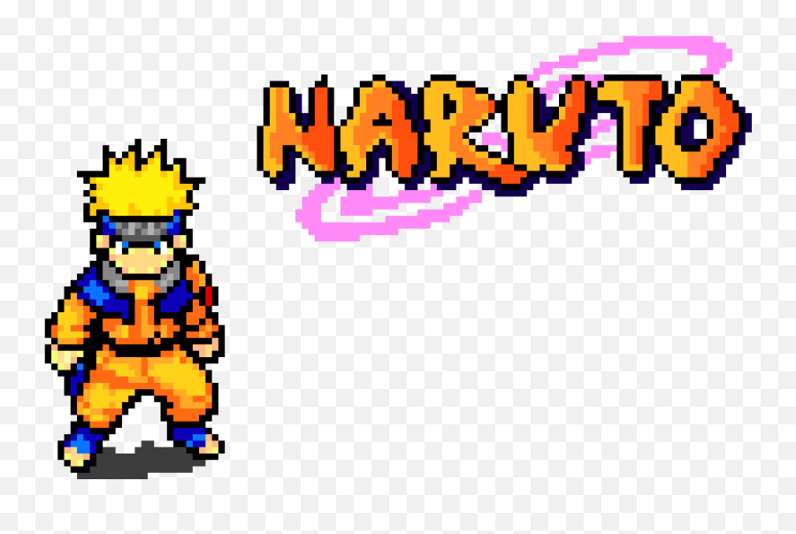 Download Naruto Pixel Art - Naruto Pixel Gif Png Full Size Naruto Shippuden Pixel Art Logo,Gif Png
