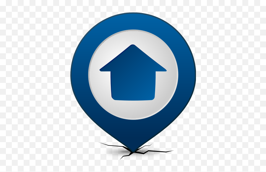 Download Hd Blue Location Icon - Location Map Pin Navy Blue Png,Location Icon Transparent
