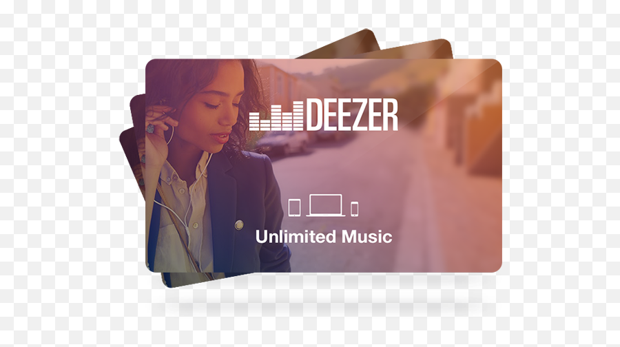 Deezer Gift Card - Deezer Card Png,Deezer Png