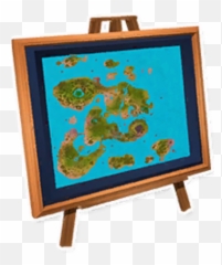 Map Easel - Picture Frame Png,Easel Png