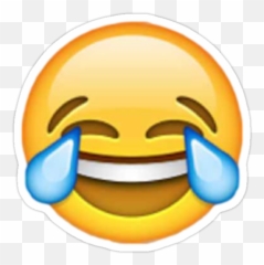 The Emoji Book Tag - Crying Laughing Transparent png