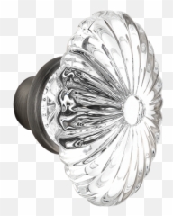 Oval Fluted Crystal Knob Nostalgic Warehouse - Ring Png,Knob Png