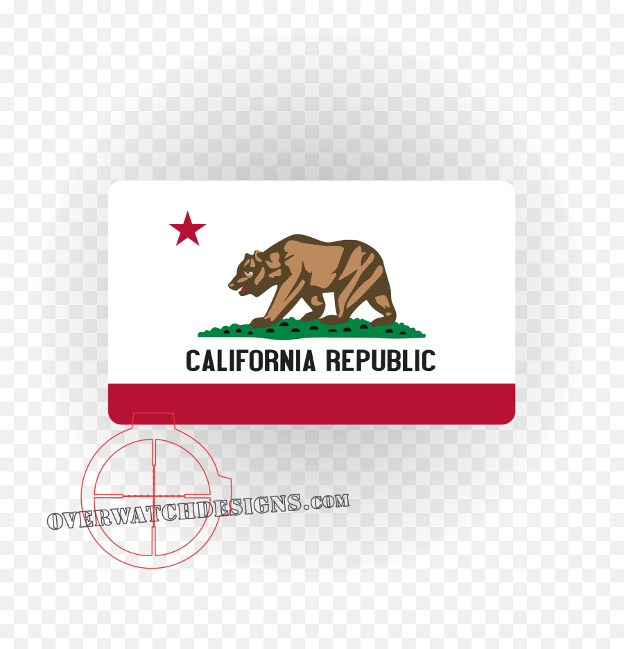Iron Grip Barbell Company Logo Full Size Png Download - State Flag California Flag,Barbell Logo