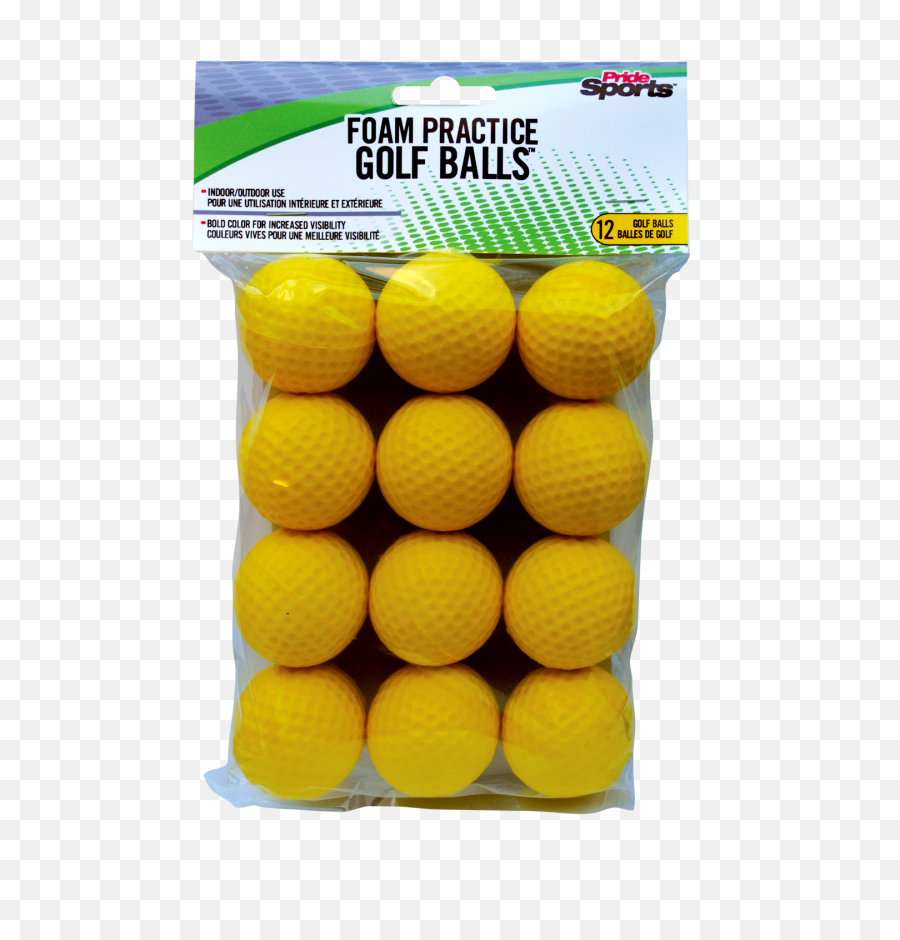 Pridesports Golf Balls Yellow 12 Pack - Balle Golf Pratique Png,Golf Ball Transparent