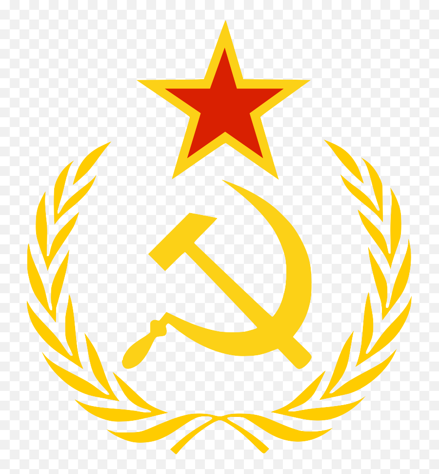 Hammer Sickle Star Wreath - Star Hammer And Sickle Png,Star Sticker Png