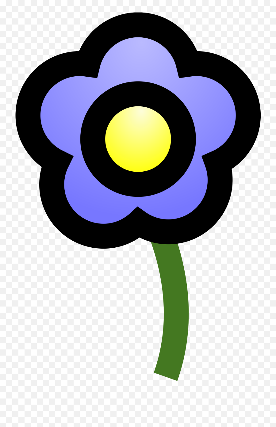 Flower Icon Png - This Free Icons Png Design Of Blueflower Clip Art,Flower Icon Png