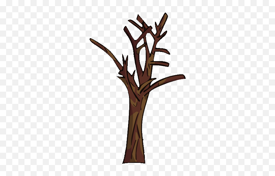 Dead Tree Clipart Large - Tree Dead Tree Cartoon Png,Large Tree Png