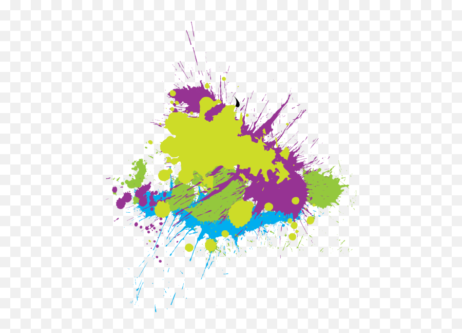 Colorful Stain Paint Splatter Splash - Vector Graphics Png,Manchas De Pintura Png