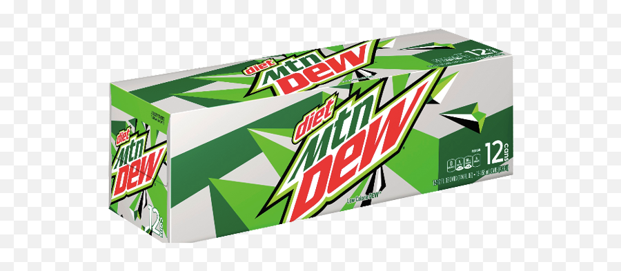 Diet Mountain Dew Soda 12fl Oz 12 Ct - Mountain Dew 12 Pack Png,Diet Mountain Dew Logo