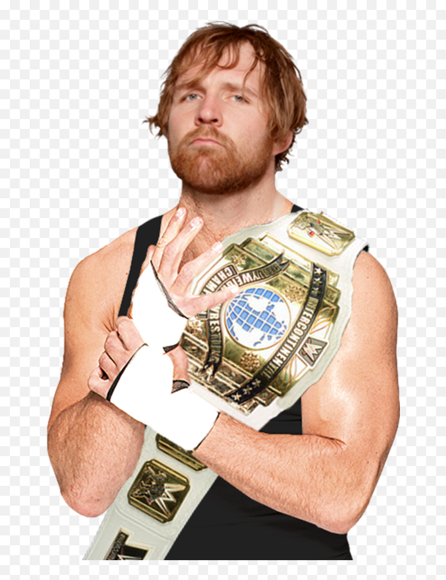 Download Hd Posterazzi Luke Harper With - Dean Ambrose With Intercontinental Championship Png,Luke Harper Png