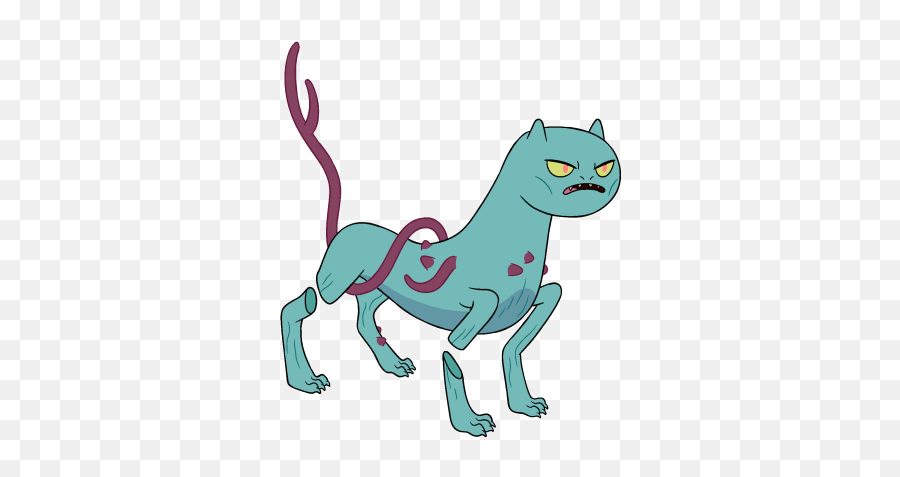 Demon Cat Transparent Png - Adventure Time Dungeon Cat,Demon Transparent