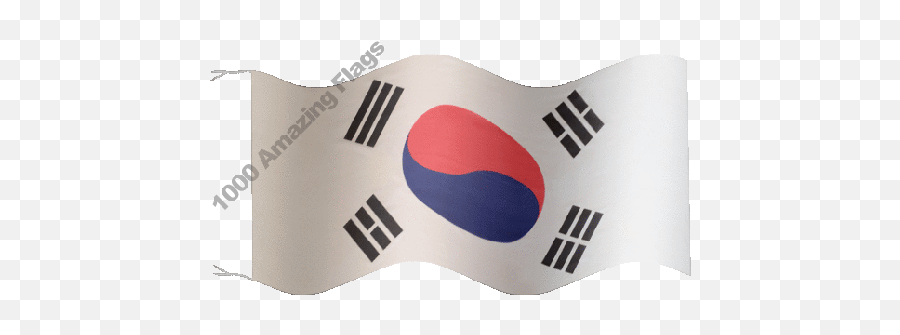 1000 Amazing Flags South Korea Flag Korean Gif - Lowgif Corea Del Sud Gif Png,Korean Flag Transparent