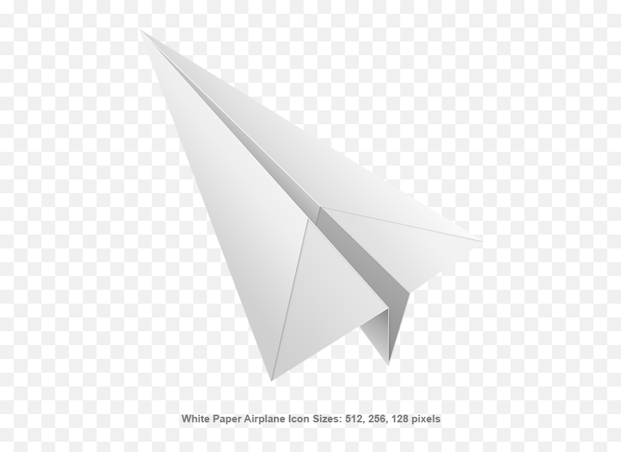 White Paper Airplane Icon Psd Free File Download Now - Paper Airplane Black Background Png,Airplace Icon