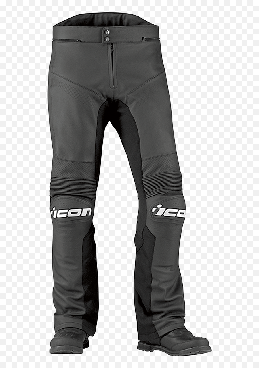 Icon Overlord Prime Leather Pant Bike Pants - Icon Overlord Prime Leather Pants Png,Icon Race Jacket