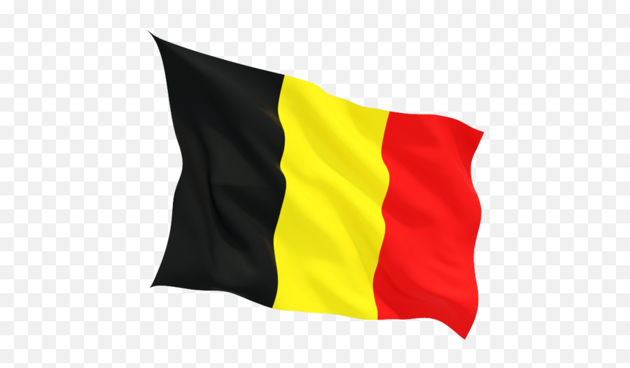 Fluttering Flag - Transparent Belgium Flag Png,Belgium Flag Png