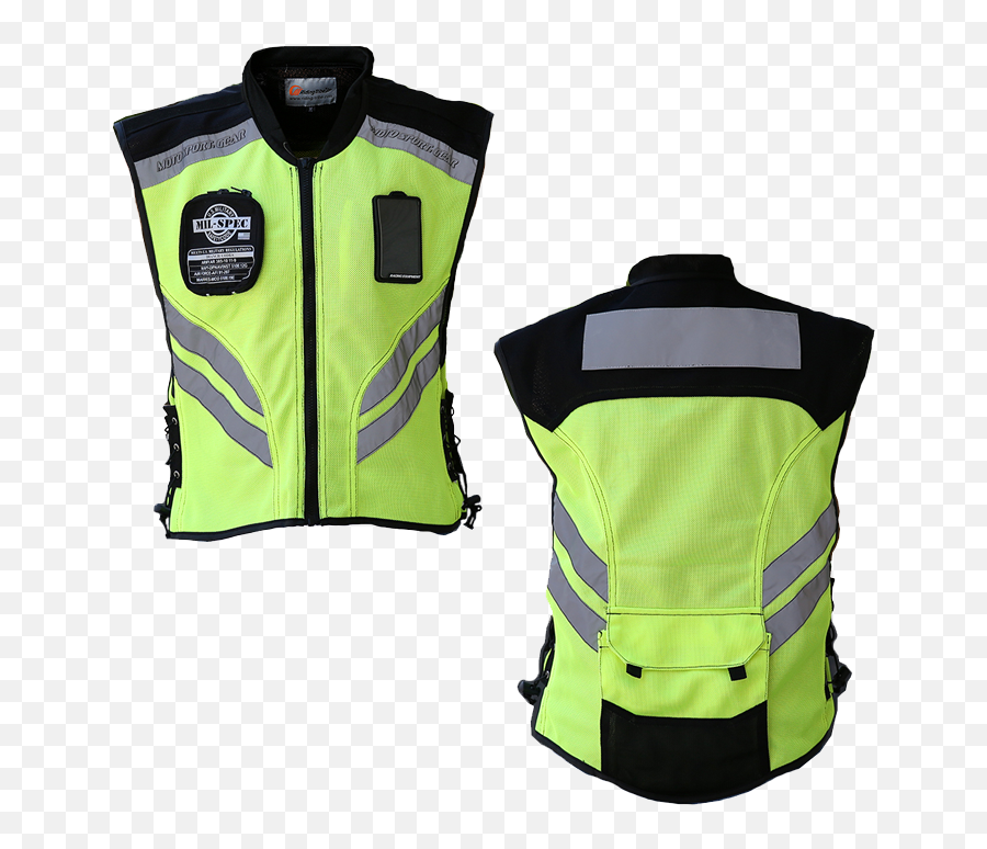 Motorcycle Riding Clothing Cycling - Clothing Png,Icon Motorcycle Safety Vest