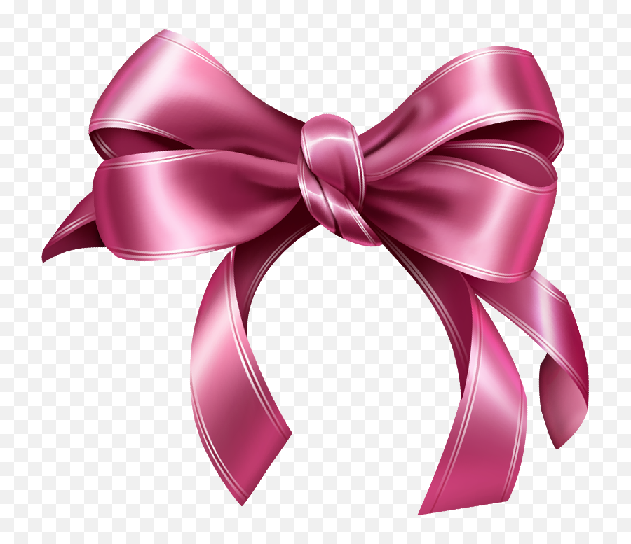 Pink Bow Png Clipart Picture - Transparent Background Pink Bow Png,Hair Bow Png