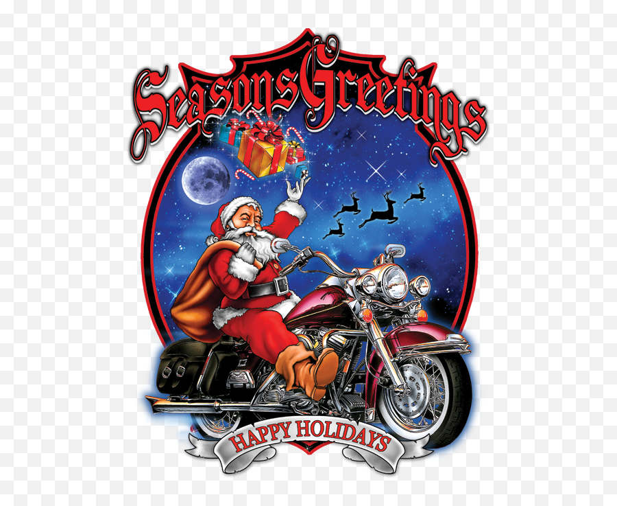Download Seasons Greetings - Happy Holidays Happy Holidays Happy Holidays Motorcycle Png,Holiday Images Png