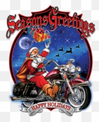 Download Seasons Greetings - Happy Holidays Happy Holidays Happy Holidays Motorcycle Png,Holiday Images Png