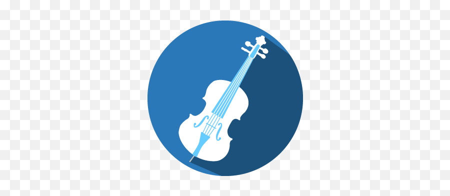 Double Bass Instrument Icon - Icon Violin Logo Png,Fiddle Icon