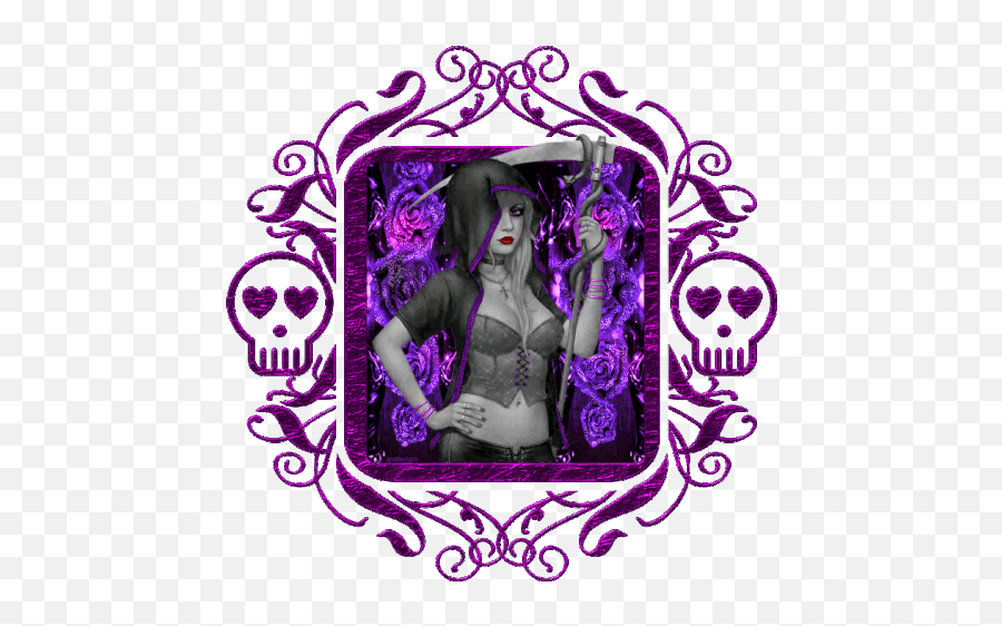 Gothic Lady Gif - Gothic Lady Skull Discover U0026 Share Gifs Gothic Gif Png,Gothic Icon