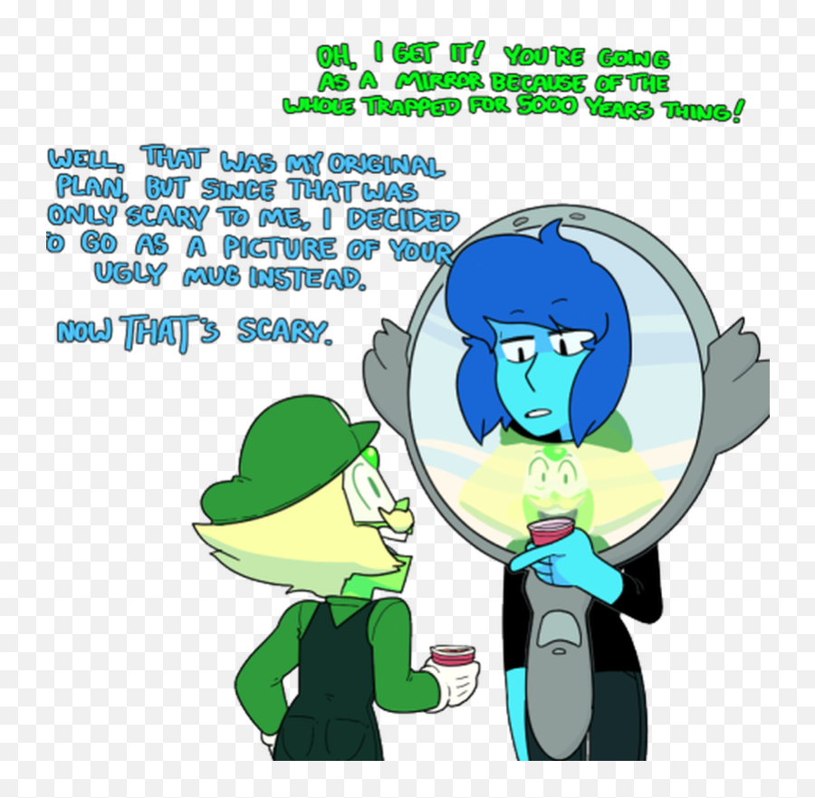 Her Physical Costume Was That Of A Mirror But Spiritually - Su Peridot X Bismuth Png,Steven Universe Peridot Icon