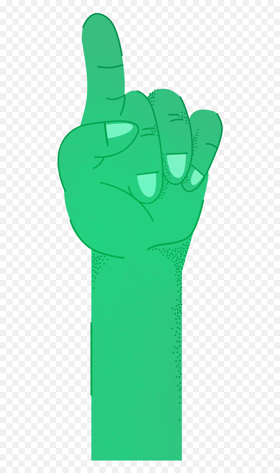 Raise Your Hand Png Zombie Icon