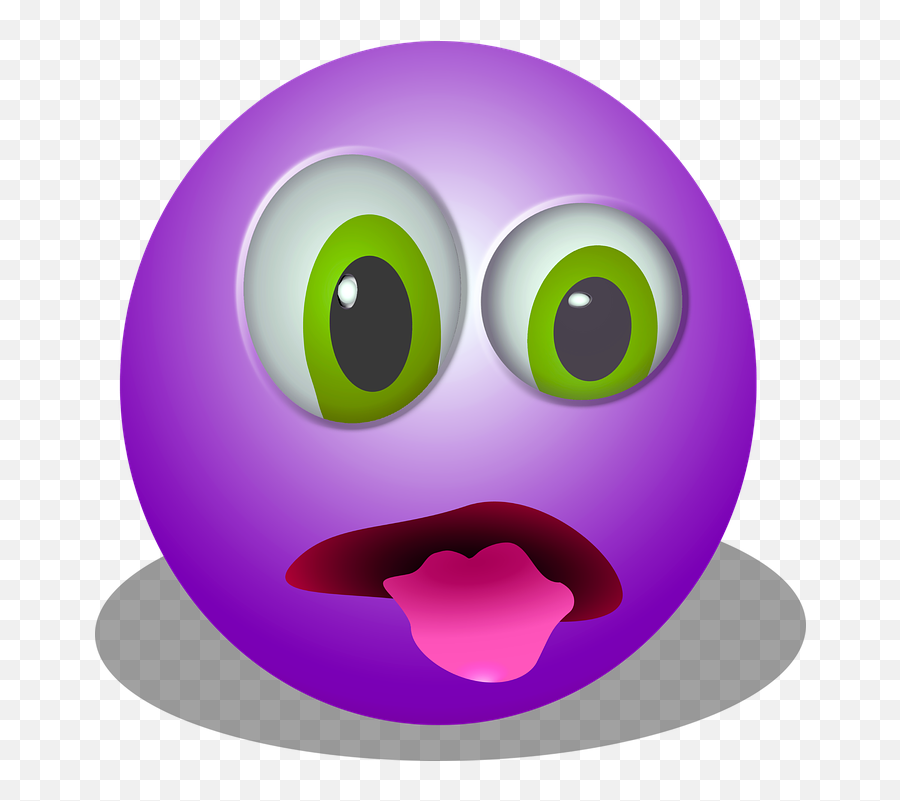 Download Free Gradient Vector Emoji Clipart Hq Icon - Caritas De Emociones Asco Png,Vector Smiley Icon