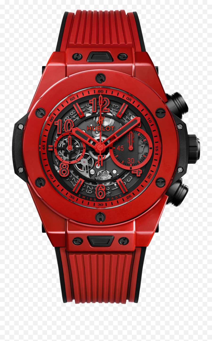 Big Bang Unico Red Magic 45 Mm - Hublot Red Magic Png,Black And Red Firefox Icon