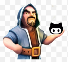 Github A Wizard Hat - Mago Clash Of Clans Full Size Png Wizard From Clash Of Clans,Wizard Hat Png