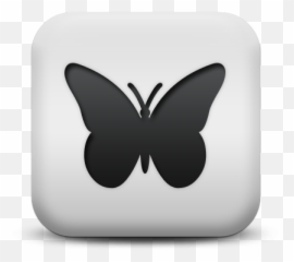 Icon Image Butterfly Free Png Transparent Background - Decal,Moth Icon
