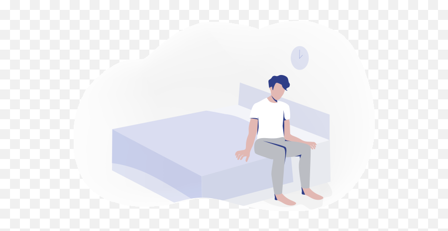 About Bipolar Depression Latuda Lurasidone Hcl - Person Sitting On Edge Of Bed Cartoon Png,Bipolar Icon