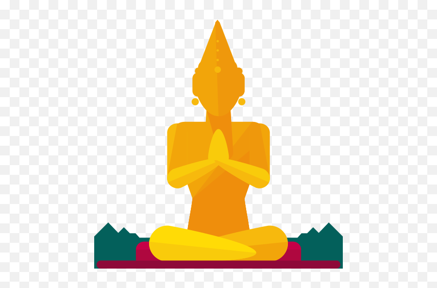 Great Buddha Of Thailand - Free Monuments Icons Tailandia Png,Great Icon Design