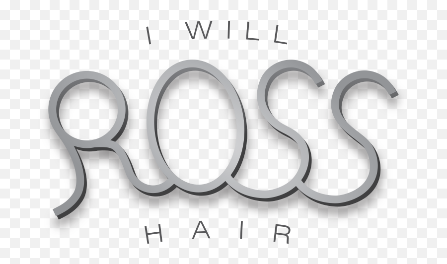 Hair Logo Design For Will Ross - Silver Png,Hair Logo