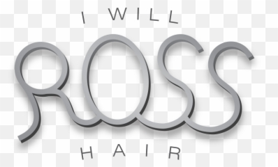Hair Logo Design For Will Ross - Silver png