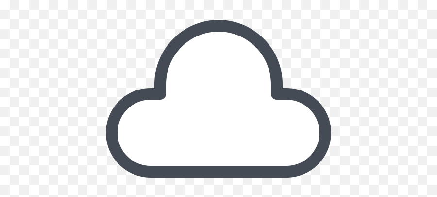 Cloud Icon In Pastel Style - Cloud Computing Icon White Png,Cloud Icon Image