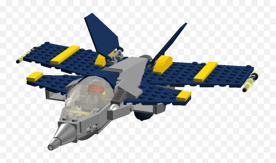 Jet Fighter Transparent Image Png Play - Lego Pesawat Tempur Biru,Fighter Jet Png