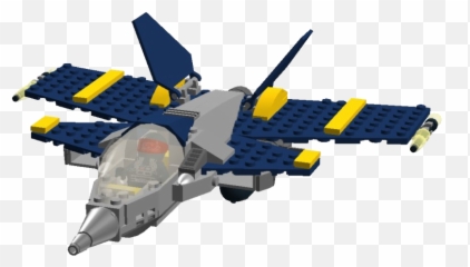 Jet Fighter Transparent Image Png Play - Lego Pesawat Tempur Biru,Fighter Jet Png