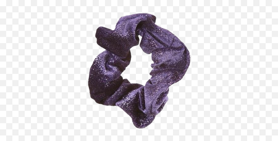 Purple Hair Accessory - Purple Velvet Scrunchie Aesthetic Png,Scrunchie Png