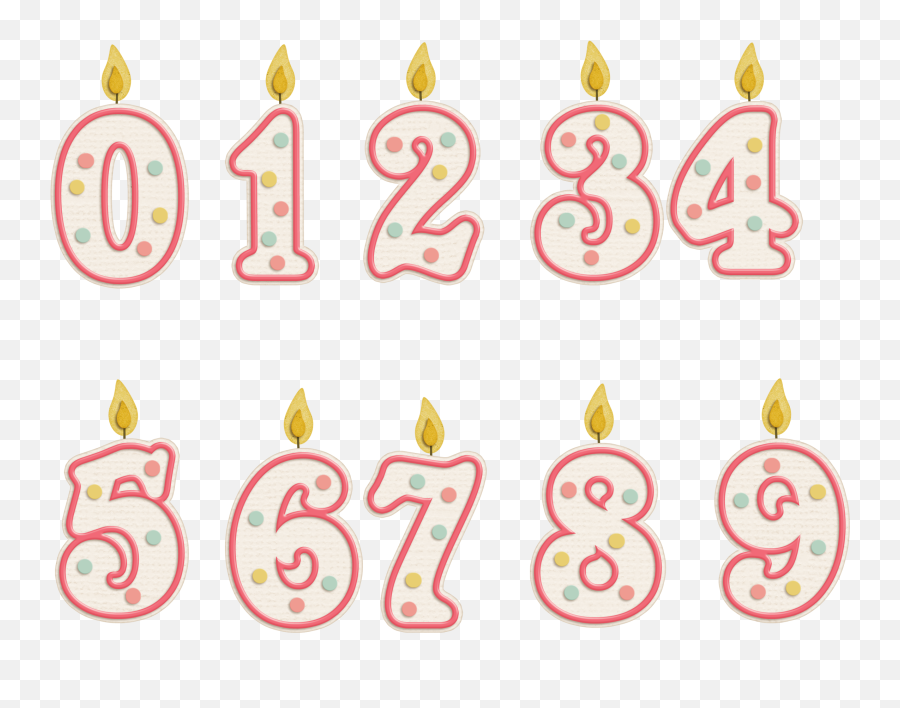 Number Candles Png Picture 487483 - Clip Art,Birthday Candles Png