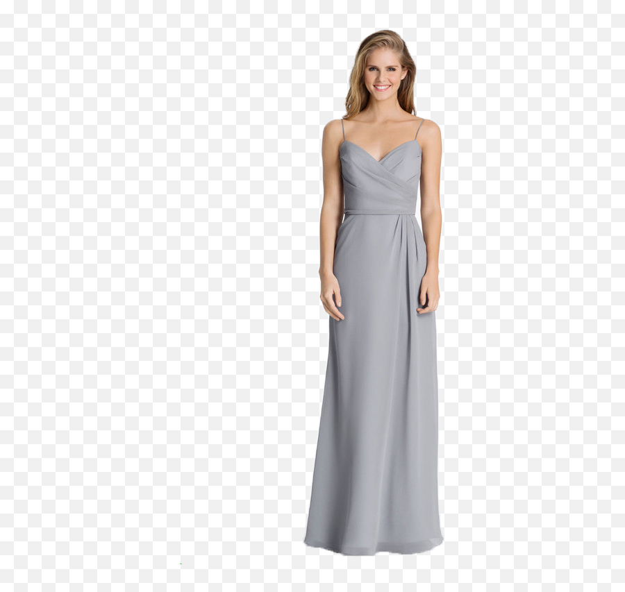 Light Gray Spaghetti Strap - Bridesmaid Dress Png,Paige Png