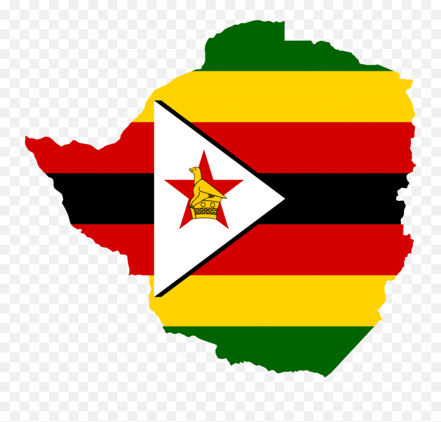 Map Flag Clipart School - Zimbabwe Flag Map Png Download Zimbabwe Map With Flag,India Map Png