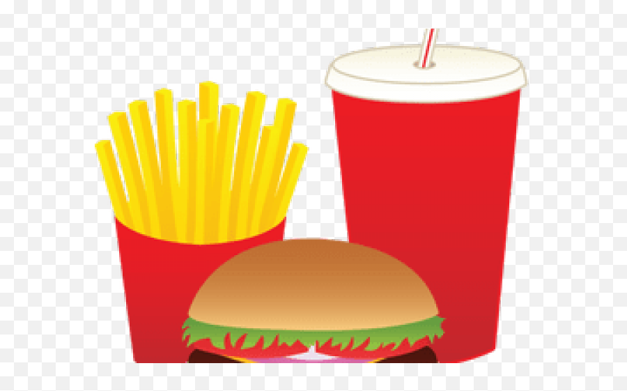 Download Hd Mcdonalds Clipart Fat Food - French Fries Fast Food Clipart Png,Mcdonalds Logo Transparent Background
