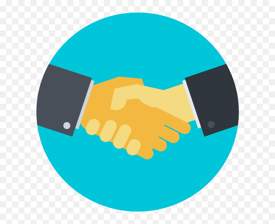 Business Handshake Png - Handshakecolor Trust Flat Icon Flat Handshake Icon Png,Handshake Icon Png