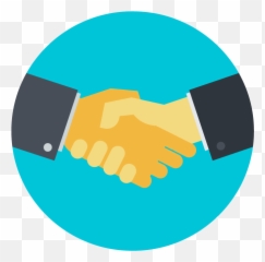 Business Handshake Png - Handshakecolor Trust Flat Icon Png