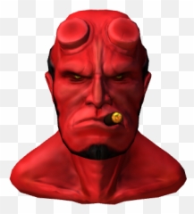 P3din - Hellboy Bust Bust Png,Hellboy Png