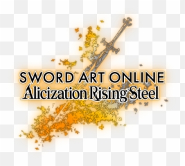 Sword Art Online Alicization Rising Steel - Sword Art Online Logo Png,Man Of Steel Logo Png