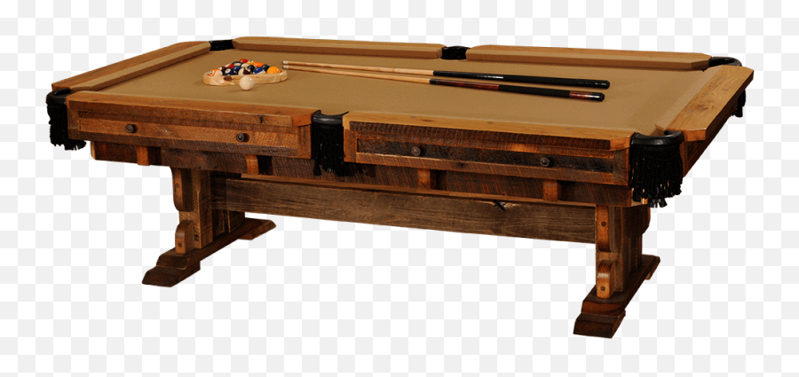 Barnwood Pool Table - Billiard Table Png,Pool Table Png