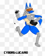Cyborg - Lucario U2014 Weasyl Cyborg Lucario Png,Lucario Png